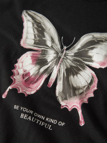 NAME IT T-shirt Donela Black